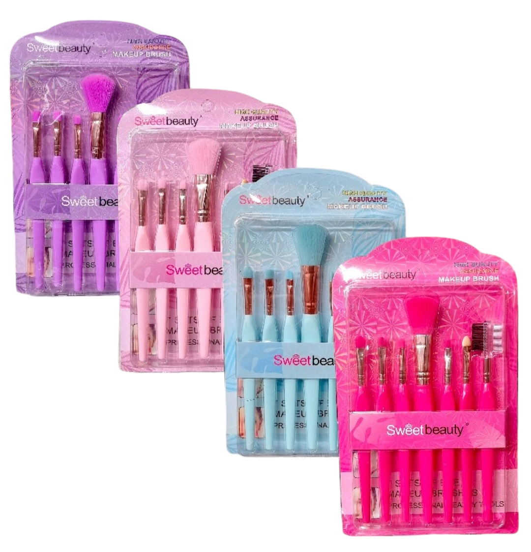 7 Pinceaux de Maquillage Sweet Beauty