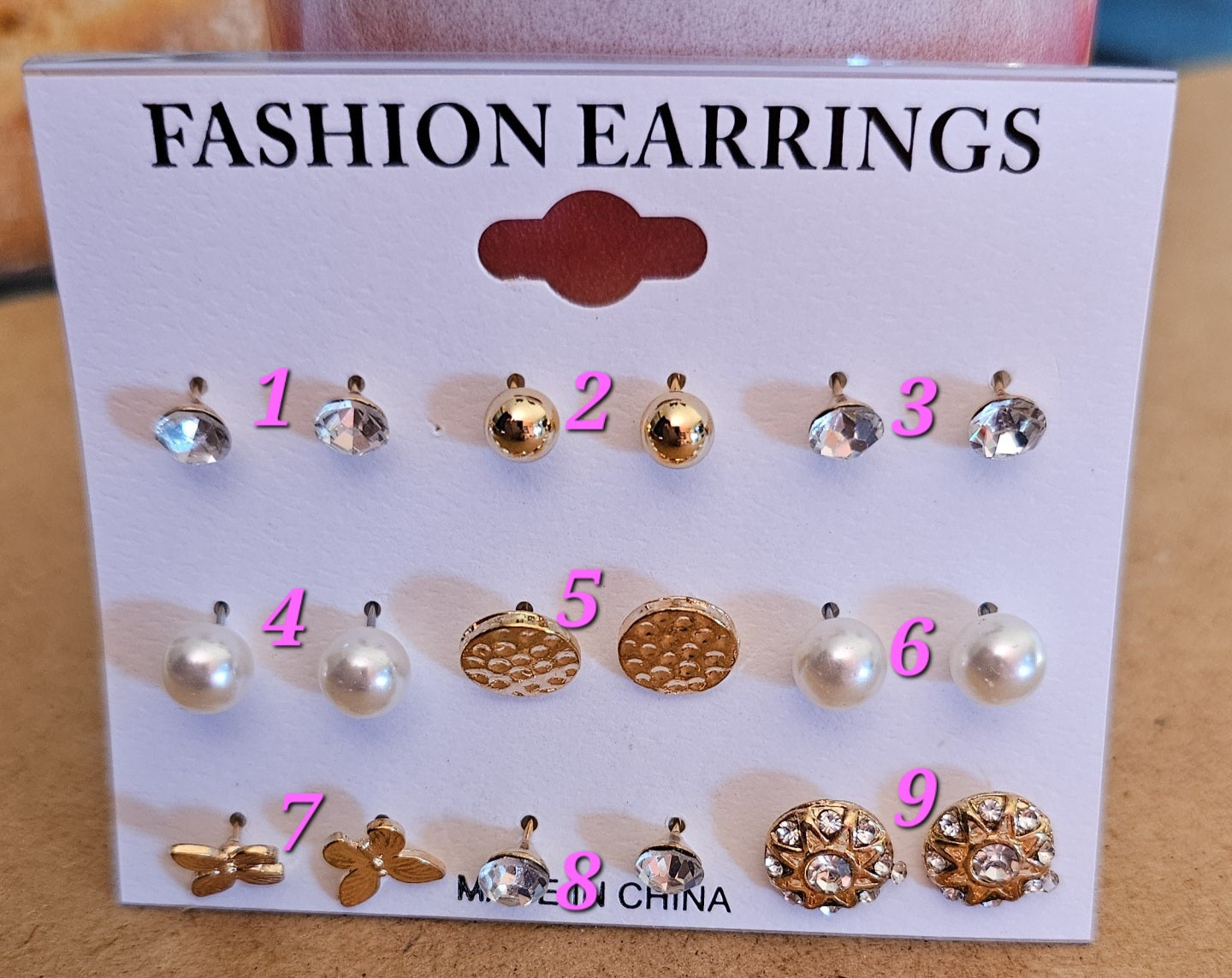 Boucles d'oreilles