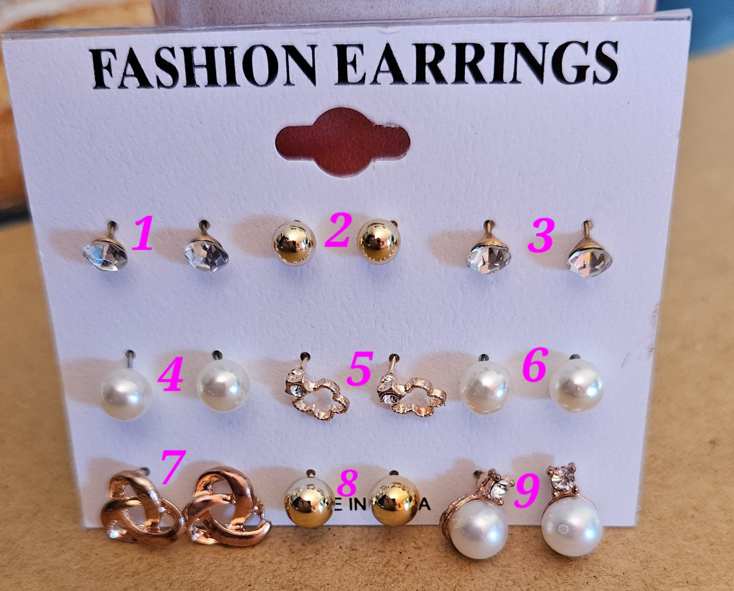 Boucles d'oreilles