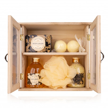 COFFRET ARMOIRE BOIS POUR LE CORPS BODY LUXURY