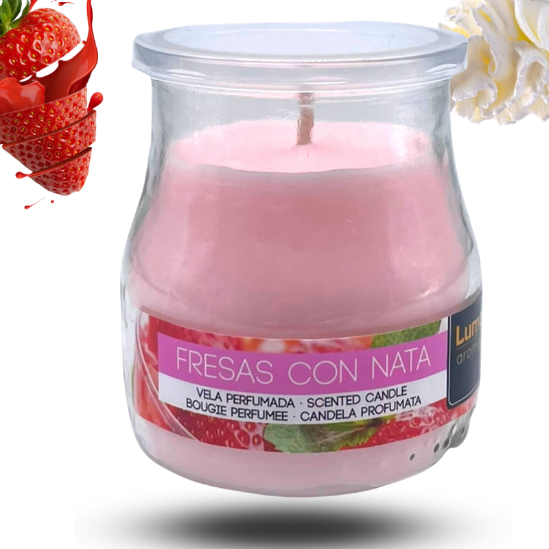 BOUGIE CRÈME FRAISE