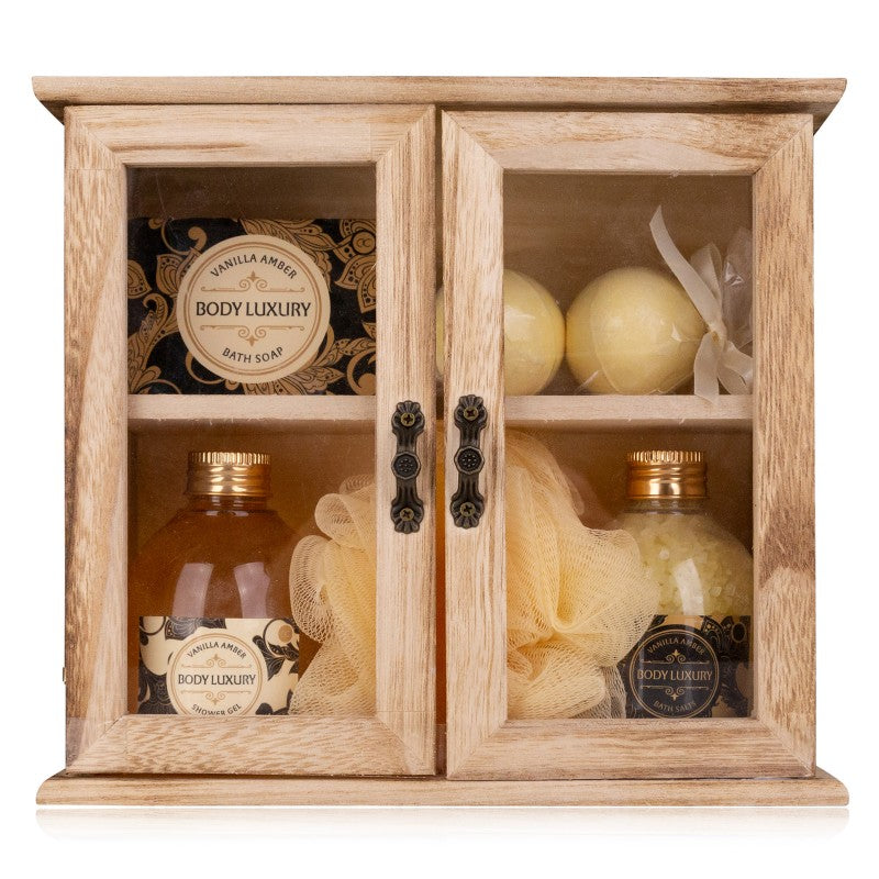 COFFRET ARMOIRE BOIS POUR LE CORPS BODY LUXURY